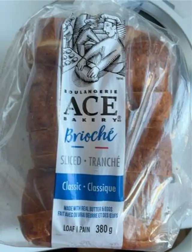 Brioché sliced