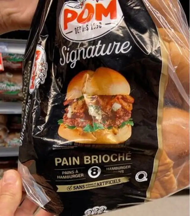 Hamburger Bun front packaging