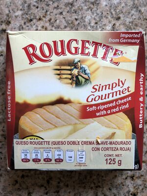 Simply gourmet soft-ripened cheese with a red rind