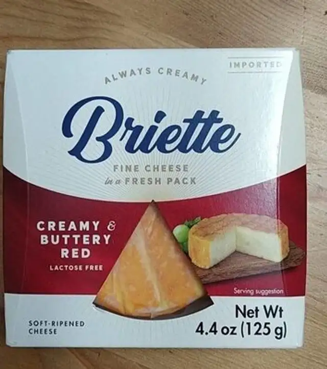 Briette creamy and buttery red