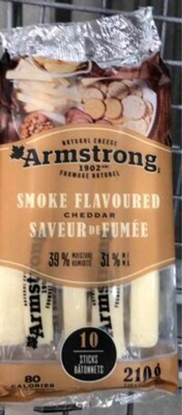Smoked flavour cheddar cheese