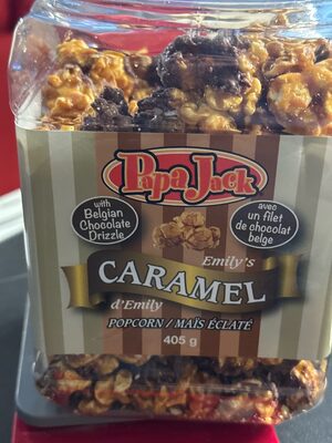 Caramel Popcorn front packaging