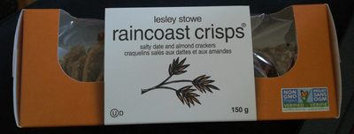 Salty Date & Almond Crackers front packaging