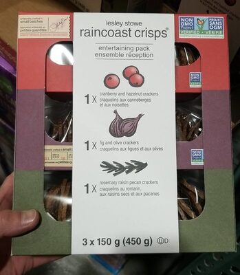 Entertaining Pack - Cranberry Hazelnut, Fig & Olive, Rosemary Raisin Pecan Crackers