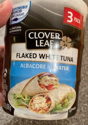 Flaked white tuna