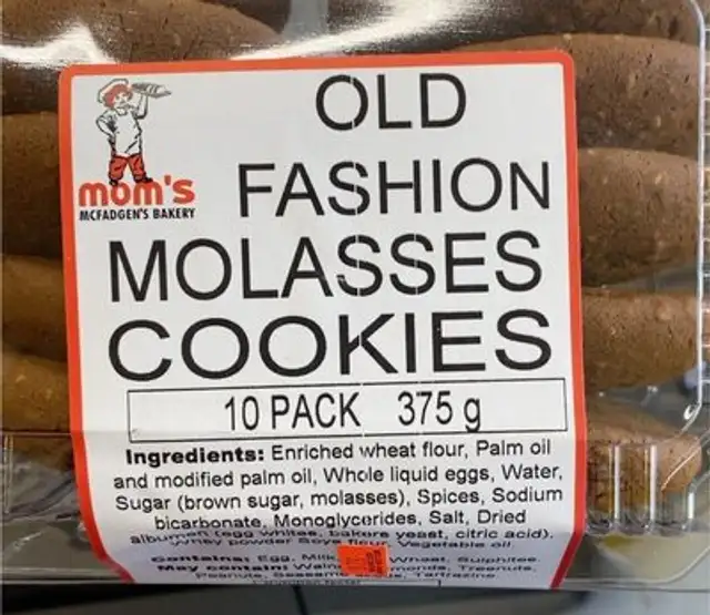 Old Fashion Molasses Cookies