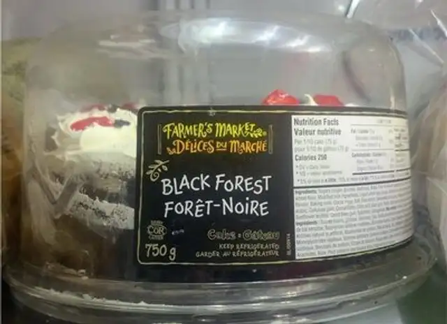 Gâteau Forêt noire