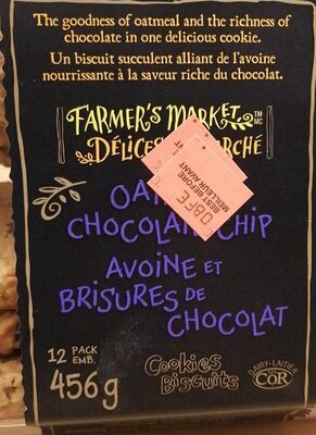 Oatmeal chocolate chip cookies