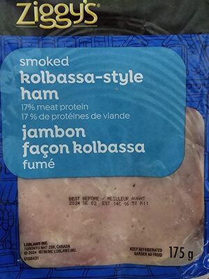 Ziggy's smoked kolbassa style ham.