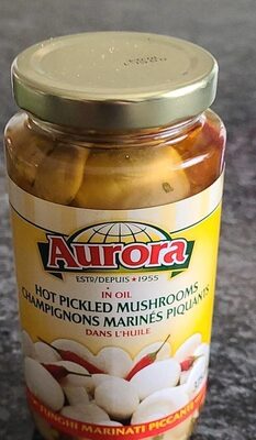 Hot Pickled Mushrooms