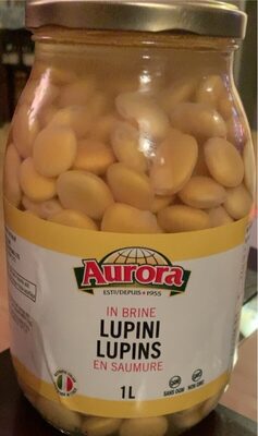 Lupins en saumure front packaging