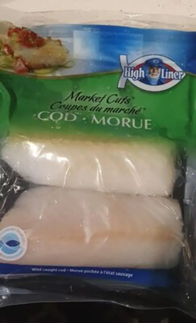 Wild caught cod