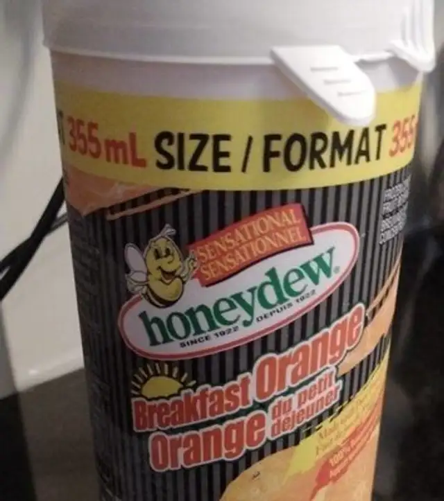 Breakfast orange