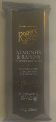 Almonds & Raisins in Dark Chocolate
