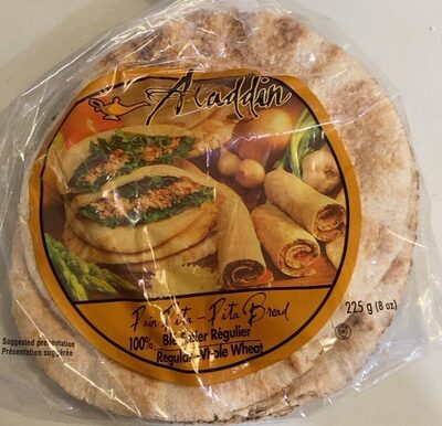 Pain pita blé entier