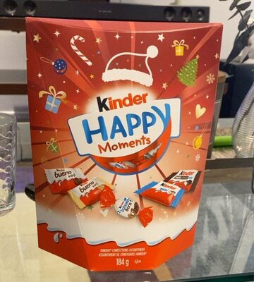 Kinder happy moments front packaging