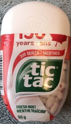 Canada 150 years anniversary tic tacs