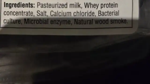 Le Calumet ingredients label