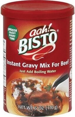 Instant Gravy Mix For Beef front packaging