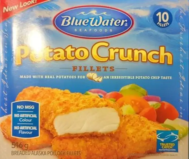 Potato crunch fillets