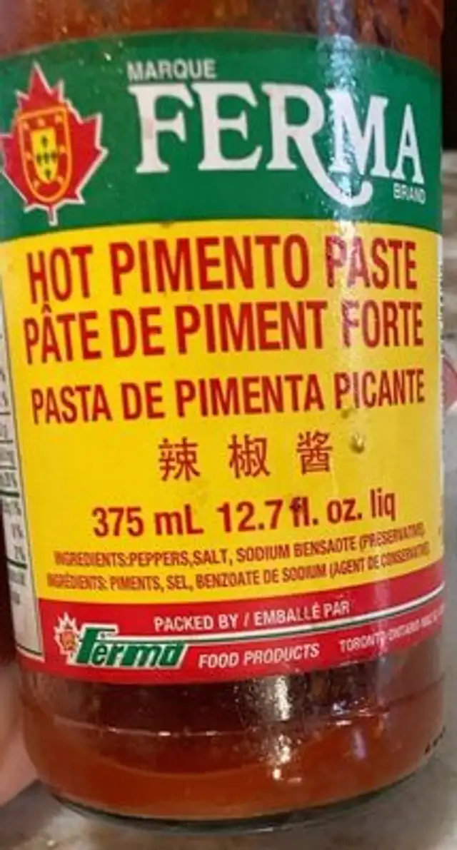 Hot pimento paste