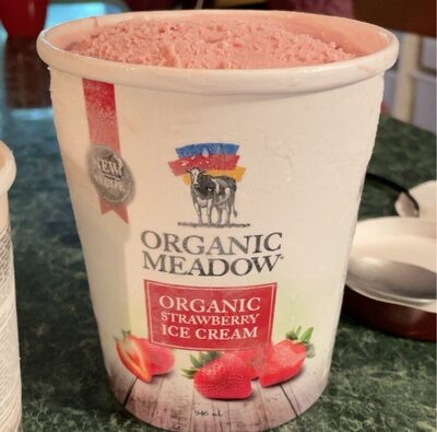 Organic Strawberry Ice Cream
