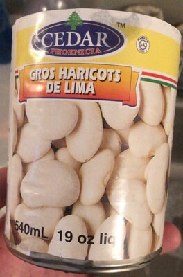Gros haricots de lima