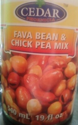 Fava Bean and chick pea mix front packaging