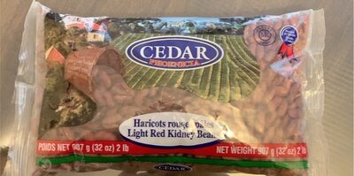 Haricots Rouge pâles light red kidney beans