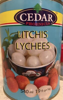 Litchis en canne