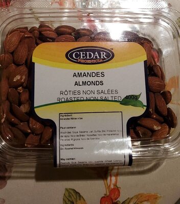 Amande rôties non salées