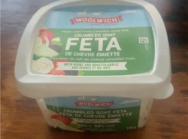 Crumbled goat feta