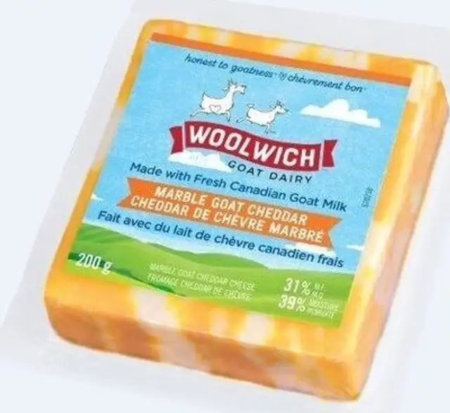 Marble goat cheddar