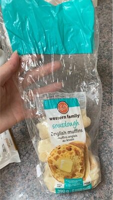 Sourdough english muffin