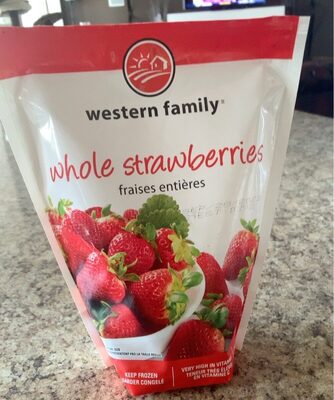Whole strawberries (frozen)