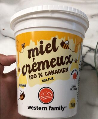 100% Canadain creamed honey