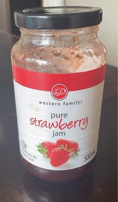 Pure Strawberry Jam front packaging