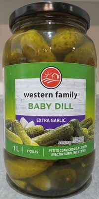 Extra Garlic Baby Dill Pickles