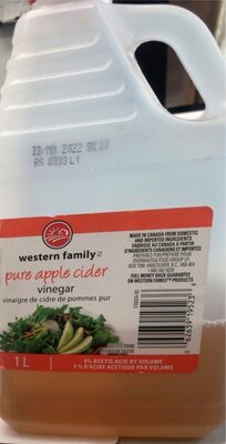 Pure apple cider vinegar