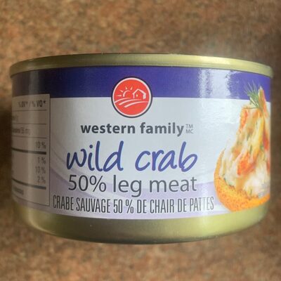 Canned Wild Crab (50% Leg Meat)