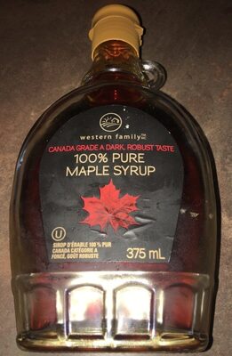100% Pure Maple Syrup Dark