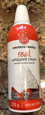 Real whipped cream
