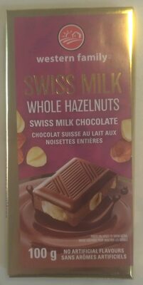 Whole Hazelnuts Swiss Milk Chocolate