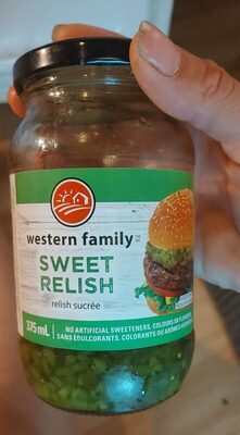 Sweet relish front packaging