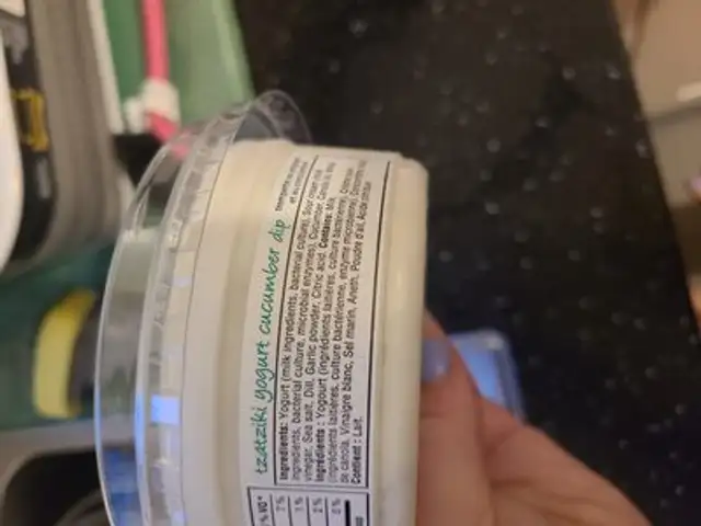 taziki ingredients label