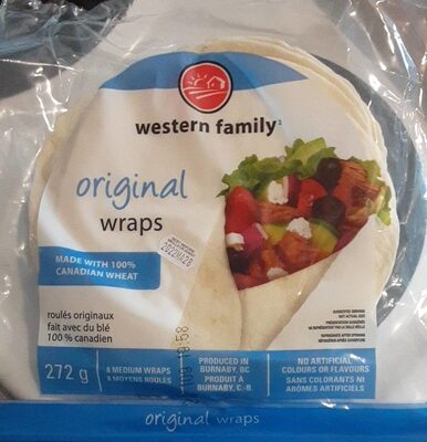 Original wraps front packaging