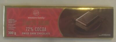 72% Cocoa Swiss Dark Chocolate