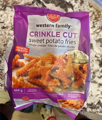 CRINKLE CUT sweet potato fries