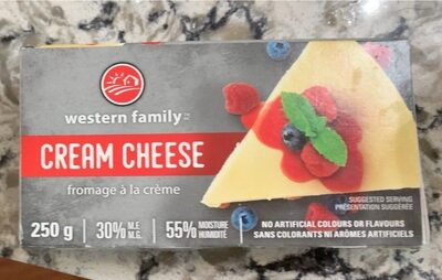Cream cheese front packaging