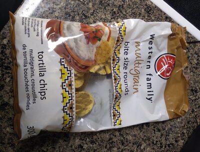 Multigrain tortilla rondes front packaging